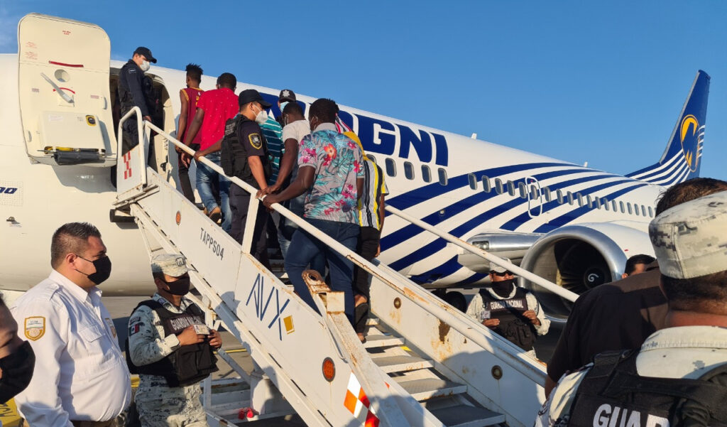 INM repatrió a 129 personas migrantes originarias de Haití