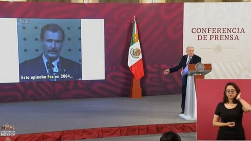 AMLO llama “caradura” a Vicente Fox por adjudicarse programa de pensión a adultos mayores