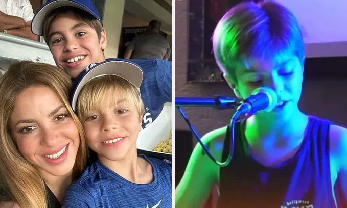 Hijos de Shakira sorprenden con su talento musical